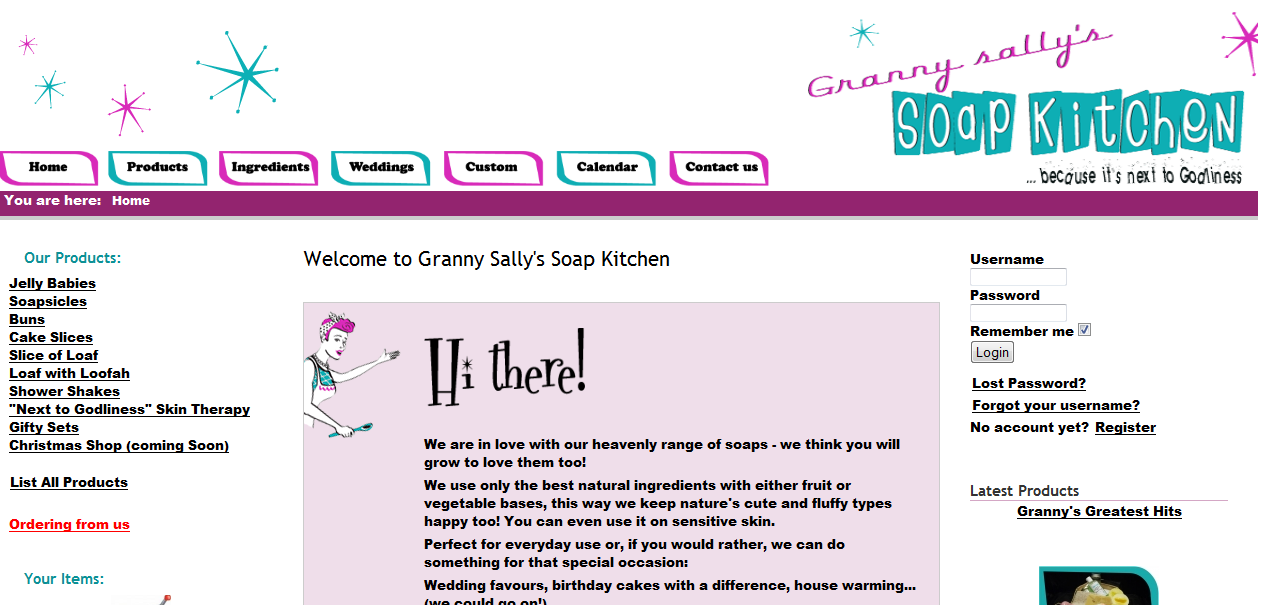 E-commerce site example