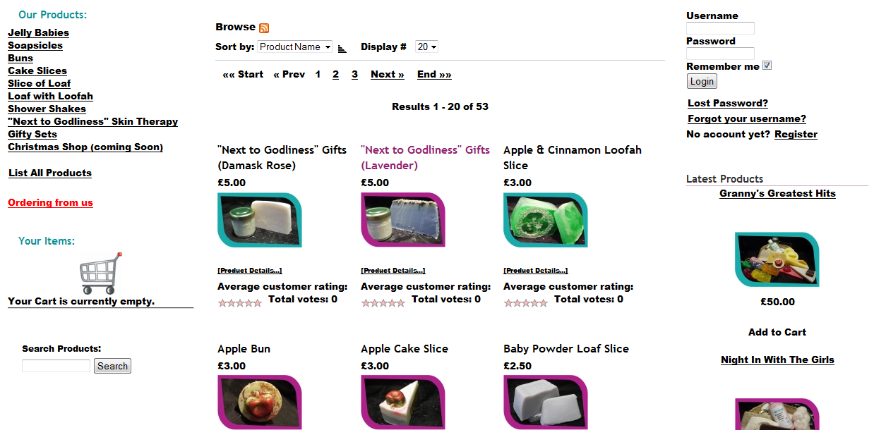 E-commerce site example