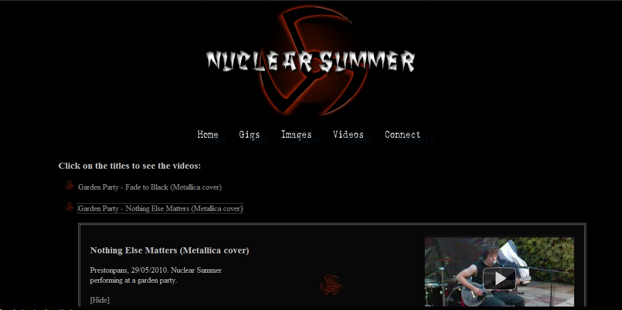 Band profile example